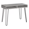 Monarch Specialties - 7773 Computer Desk - Home Office - Laptop - Storage Drawers - 40"L - Work - Metal - Grey