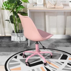 FurnitureR Blokhus Plastic/PU Task Chair - Pink -Professional Office Supply Store 552cd7e1afefada0d798f13c577303ceb497d635 square3016878 7