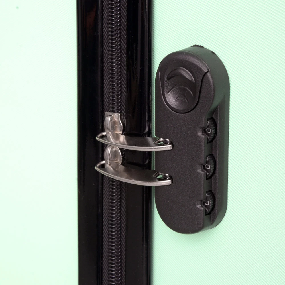 Nicci 3-Piece Luggage Set - Deco Collection - Mint 6 Nicci 3-Piece Luggage Set - Deco Collection - Mint - Image 6