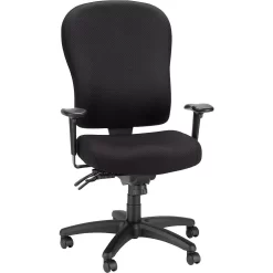 Tempur-Pedic Fabric High-Back Task Chair, Black