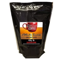 East Coast Coffee Atlantic Sunrise Breakfast Blend Light Roast Smooth Ground Coffee