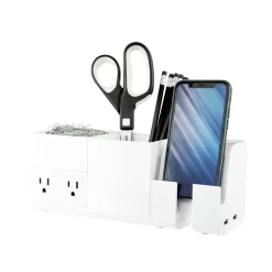 Bostitch Office Konnect Stackable Desk Organizer & Power Station - 4-Piece Set - White -Professional Office Supply Store 59d8b18adb3b5868e0e3bdc64e028440f3493e4a square3005167 3