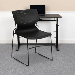 Flash Furniture HERCULES Series Black Full Back Stack Chair With Black Powder Coated Frame -Professional Office Supply Store 5aa824fe12a6cb29fe158e0a56eb429498205877 square2986345 7