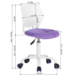 FurnitureR Teen Mesh/Polypropylene Task Chair - Purple -Professional Office Supply Store 5c2edd1e33ddf26cb5a0fe32654b0f95206c89e8 square3020853 9