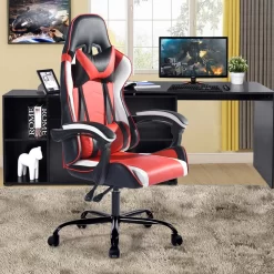 Homy Casa Ergonomic Reclining Gaming Chair - Red -Professional Office Supply Store 5c4cdec433436e2f72c688552c34683d85e4f678 square3003012 5