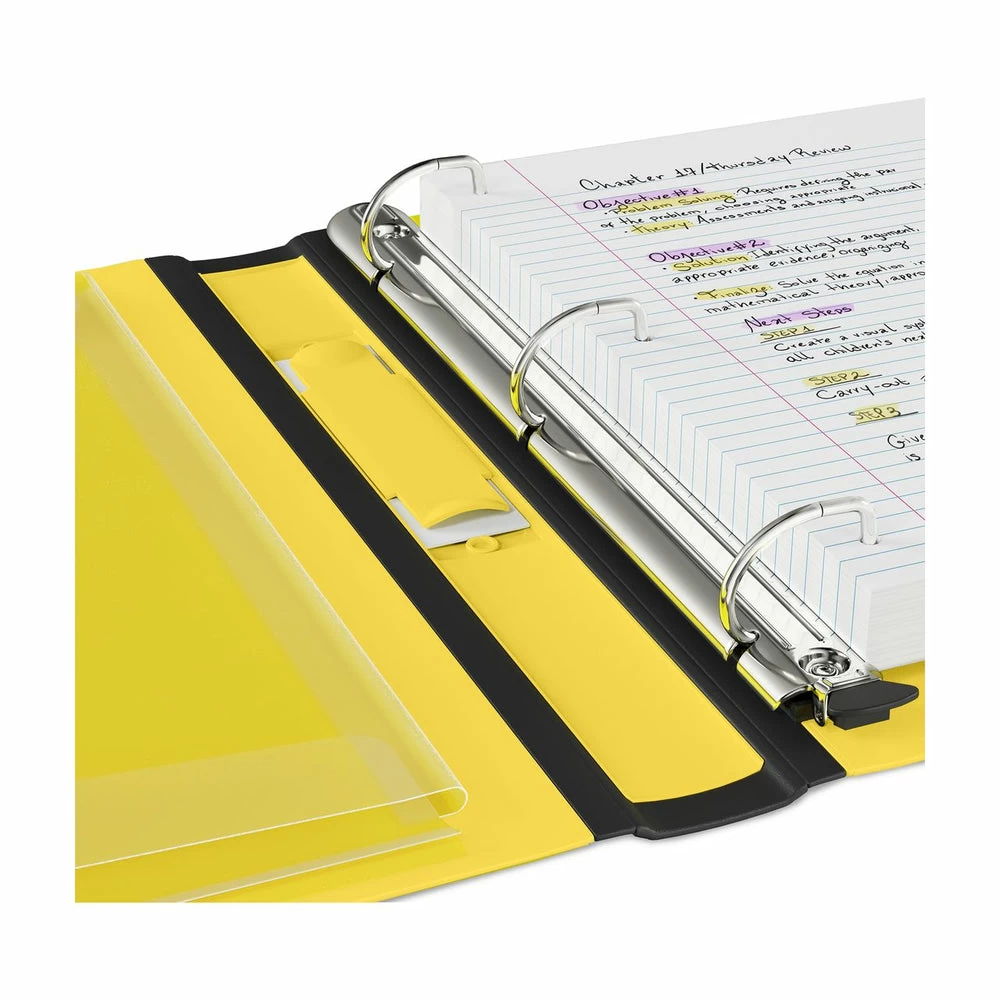 Staples Better Binder - 1-1/2" - Yellow 3 Staples Better Binder - 1-1/2" - Yellow - Image 3