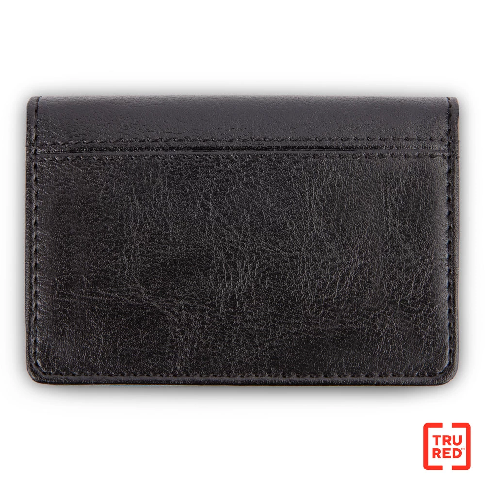 Bugatti Synthetic Leather Business Card Case - Black 2 Bugatti Synthetic Leather Business Card Case - Black - Image 2