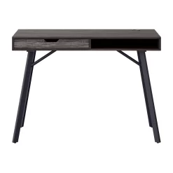 CorLiving Auston 47"W Wood Grain Finish Desk - Grey