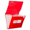 JAM Paper 13 Pocket Expanding File, Letter Size, 9 X 13, Red, 2 Pack (2163589g)