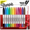 Sharpie Twin-Tip Permanent Markers - Assorted - 12 Pack