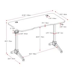 CorLiving Conqueror Gaming Desk - Black And Red 17 CorLiving Conqueror Gaming Desk - Black And Red -Professional Office Supply Store 717d3b4ebe38a6377a2231d0438d236f680d380a square3033035 9