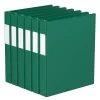 Davis Group Premium Economy Binder - D Ring - 1" - Green - 6 Pack