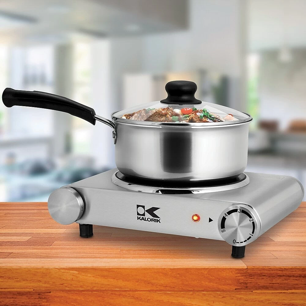 Kalorik Stainless Steel Infrared Single Ceramic Cooking Plate 2 Kalorik Stainless Steel Infrared Single Ceramic Cooking Plate - Image 2