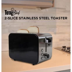 Total Chef 2-Slice Stainless Steel Toaster -Professional Office Supply Store 7888ef5f66d52cf1add7f57df0af87c9be0b44eb square3019191 3