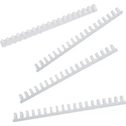GBC® GBC CombBind Binding Spines - 1/4" White - 100 Pack