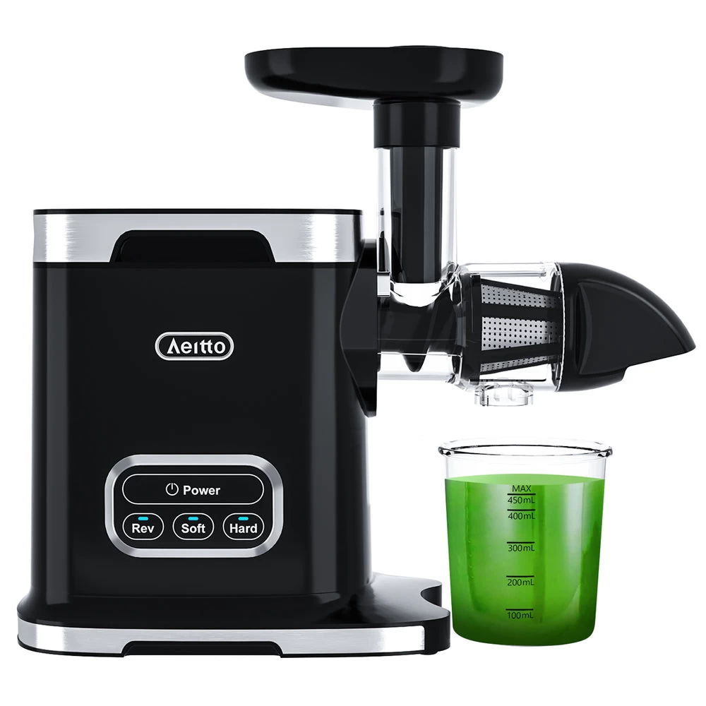 Aeitto Cold Press Masticating Juicer - Black 3 Aeitto Cold Press Masticating Juicer - Black - Image 3