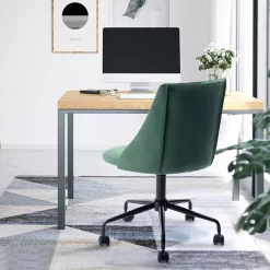 FurnitureR Cian Velvet Upholstered Task Chair - Green 12 FurnitureR Cian Velvet Upholstered Task Chair - Green -Professional Office Supply Store 7caeb9cc9e92f854c22691874a269af59ba8a26e square3016902 6