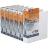QuickFit View Binder - D Ring - 2" - White - 6 Pack (87030-06)