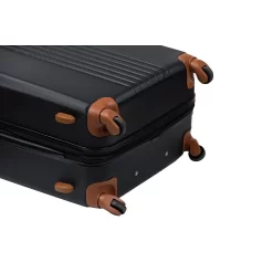 CHAMPS Luggage VINTAGE Collection 2-Piece Hard Side 4-Wheeled Expandable Luggage Set, Black -Professional Office Supply Store 819dcec8841d83c2425567d6dcd73cf27777caef square2864228 4