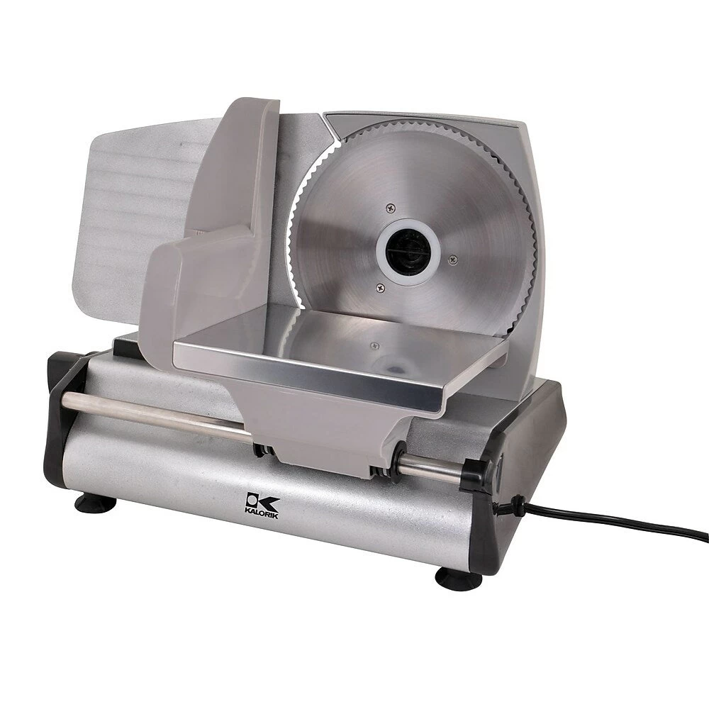 Kalorik Silver Professional Style Food Slicer 1 Kalorik Silver Professional Style Food Slicer