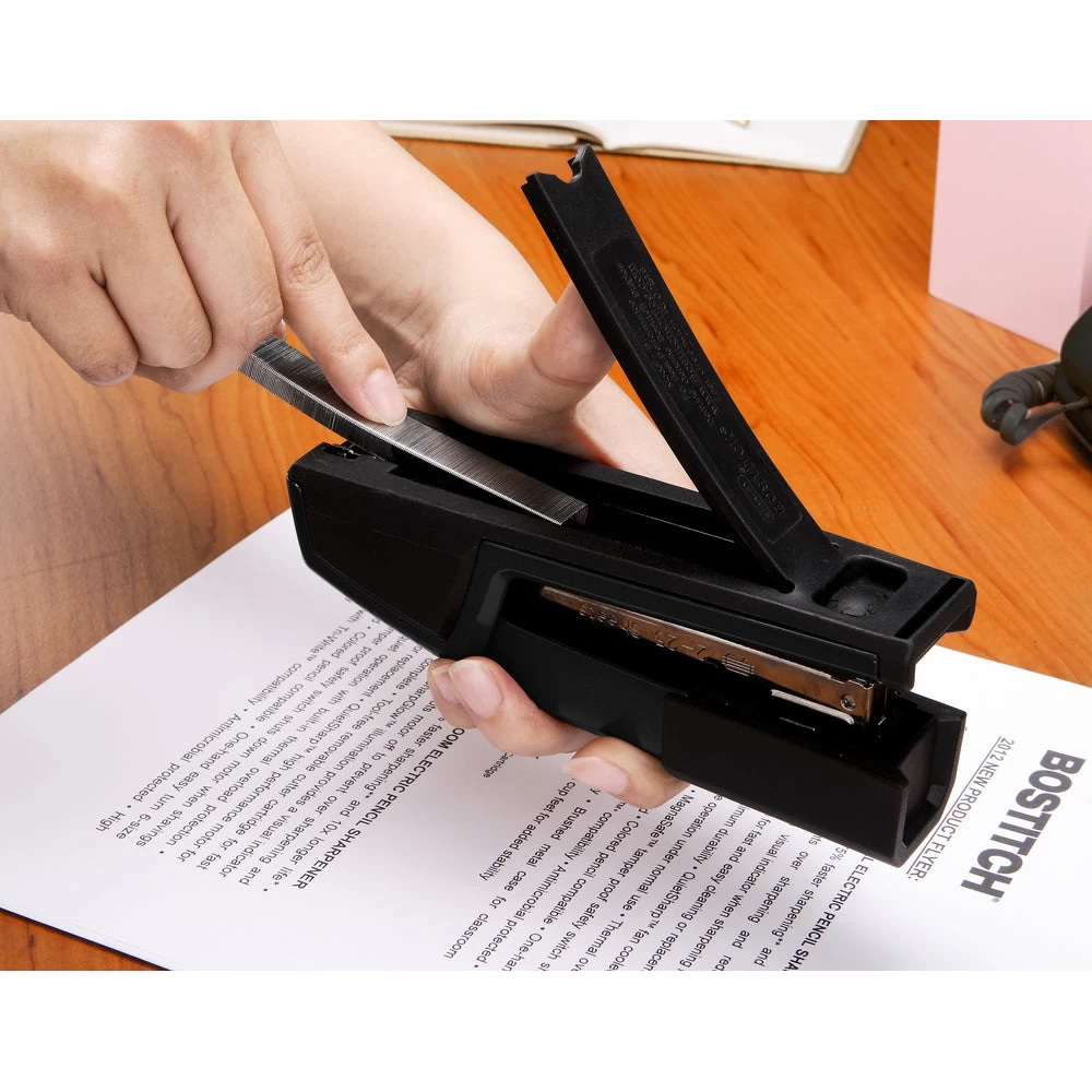 Bostitch Epic Antimicrobial Stapler - 25-Sheet Capacity - Black 9 Bostitch Epic Antimicrobial Stapler - 25-Sheet Capacity - Black - Image 9