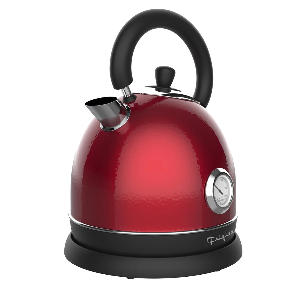 Frigidaire Retro Stainless Steel Electric Kettle - 1.8L - Red 2 Frigidaire Retro Stainless Steel Electric Kettle - 1.8L - Red - Image 2