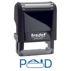 Trodat® Trodat Printy ''PAID, With Window'' Climate Neutral Self-Inking Stamp 4911