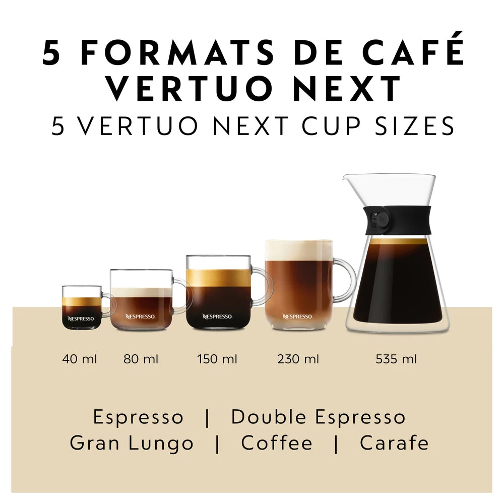 Nespresso Vertuo Next Coffee And Espresso Machine By De'Longhi - Matte Black 4 Nespresso Vertuo Next Coffee And Espresso Machine By De'Longhi - Matte Black - Image 4