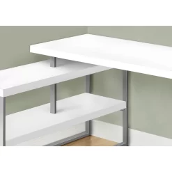 Monarch Specialties - 7585 Computer Desk - Home Office - Corner - 60"L - L Shape - Work - Laptop - Metal - White -Professional Office Supply Store 8b50d82f4b1a7df2e4975d87c2030ee8a3d3537a square3029689 3