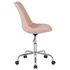 Flash Furniture Aurora Series Mid-Back Pink Fabric Task Office Chair With Pneumatic Lift & Chrome Base -Professional Office Supply Store 90cfc1bf6fc4539db1a4122a27c524eb96872013 square2904761 3