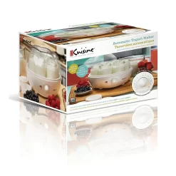Euro Cuisine YM100 Automatic Yogurt Maker With Automatic Timer + 7 X 6 Oz Jars, White -Professional Office Supply Store 916020c4d692678416d5f906e2eac0d47f7c3a8c square2497864 4