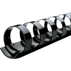 GBC CombBind Binding Spines, 2", Black, 50 Pack (3381601433)