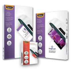 Fellowes 250 Assorted Business Lamination Pouch Pack (5245402)