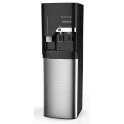 Frigidaire Bottom-Loading Freestanding Water Cooler And Dispenser With Cup Storage - Stainless Steel