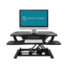 VersaDesk Power Pro Elite Desk With Programmable Switch - 40" X 24" - Black Matrix Surface