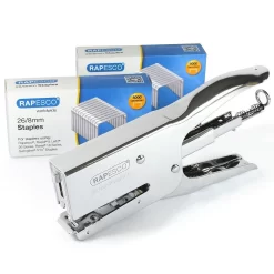 Rapesco Classic Stapling Plier & 26/8Mm Staples, Silver