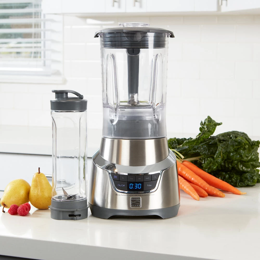 Kenmore Elite 5-Speed Countertop Blender Plus Travel Cup 2 Kenmore Elite 5-Speed Countertop Blender Plus Travel Cup - Image 2