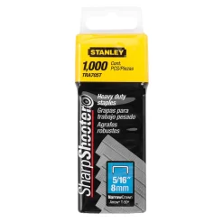 Stanley Bostitch Heavy Duty Tacker Staples - 5/16" - 1000 Pack