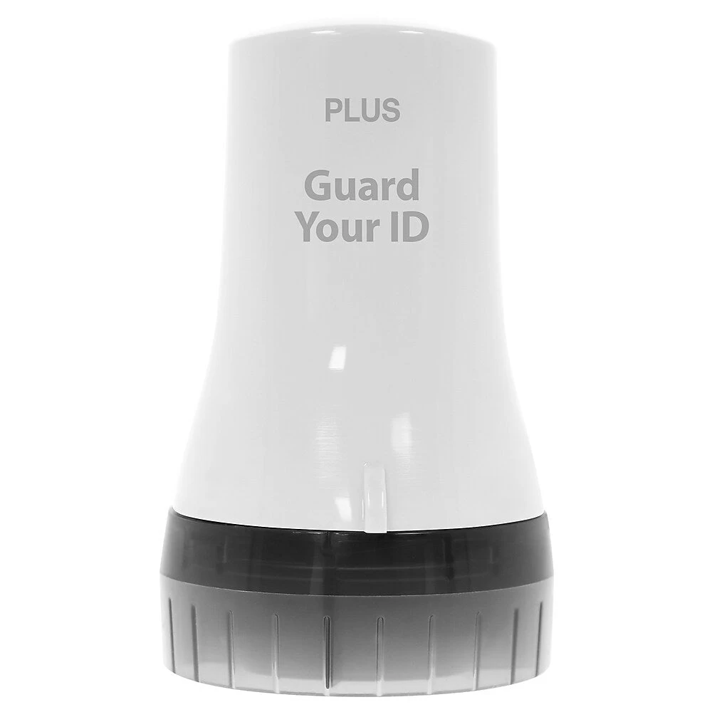 PLUS 'Guard Your ID' Advanced Wide 2.0 Roller, White 1 PLUS 'Guard Your ID' Advanced Wide 2.0 Roller, White