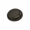 Globe Commercial Products 8 Oz Dome Lid PP - Black - 1000 Pack