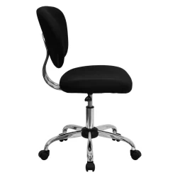 Flash Furniture Mid-Back Mesh Padded Swivel Task Chair With Chrome Base - Black -Professional Office Supply Store a4bf7e48d610dea91cdfee21438a65318212f552 square201059 3