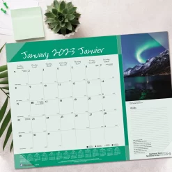 Blueline 2023 Canadian Provinces Monthly Desk Pad Calendar - 17"H X 22"W - Bilingual -Professional Office Supply Store a5b9d5dc71312c91378173b3d0a43663d0f896a6 square3028835 7