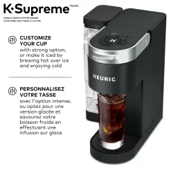Keurig® Keurig K-Supreme - Black -Professional Office Supply Store a6d41bd7690658f9a825d77fb3069a99bc34ebae square2989964 3