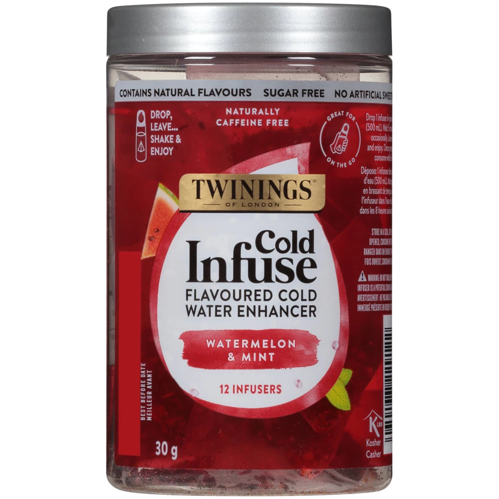 Twinings Of London Cold Infuse Watermelon Mint Tea - 12 Pack 1 Twinings Of London Cold Infuse Watermelon Mint Tea - 12 Pack
