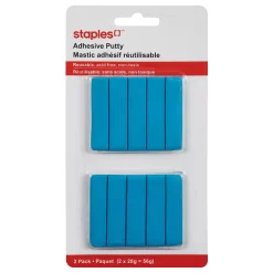 Staples Reusable Adhesive Putty - 56 G - Blue