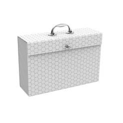 Fresh Home Elements 19 Pocket File Case - Hexagon
