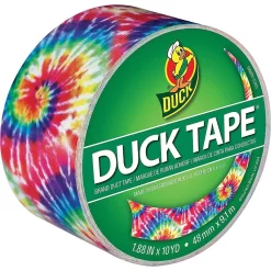 Duck Tape Brand Duct Tape, 1.88" X 10 Yd, Love Tie Dye