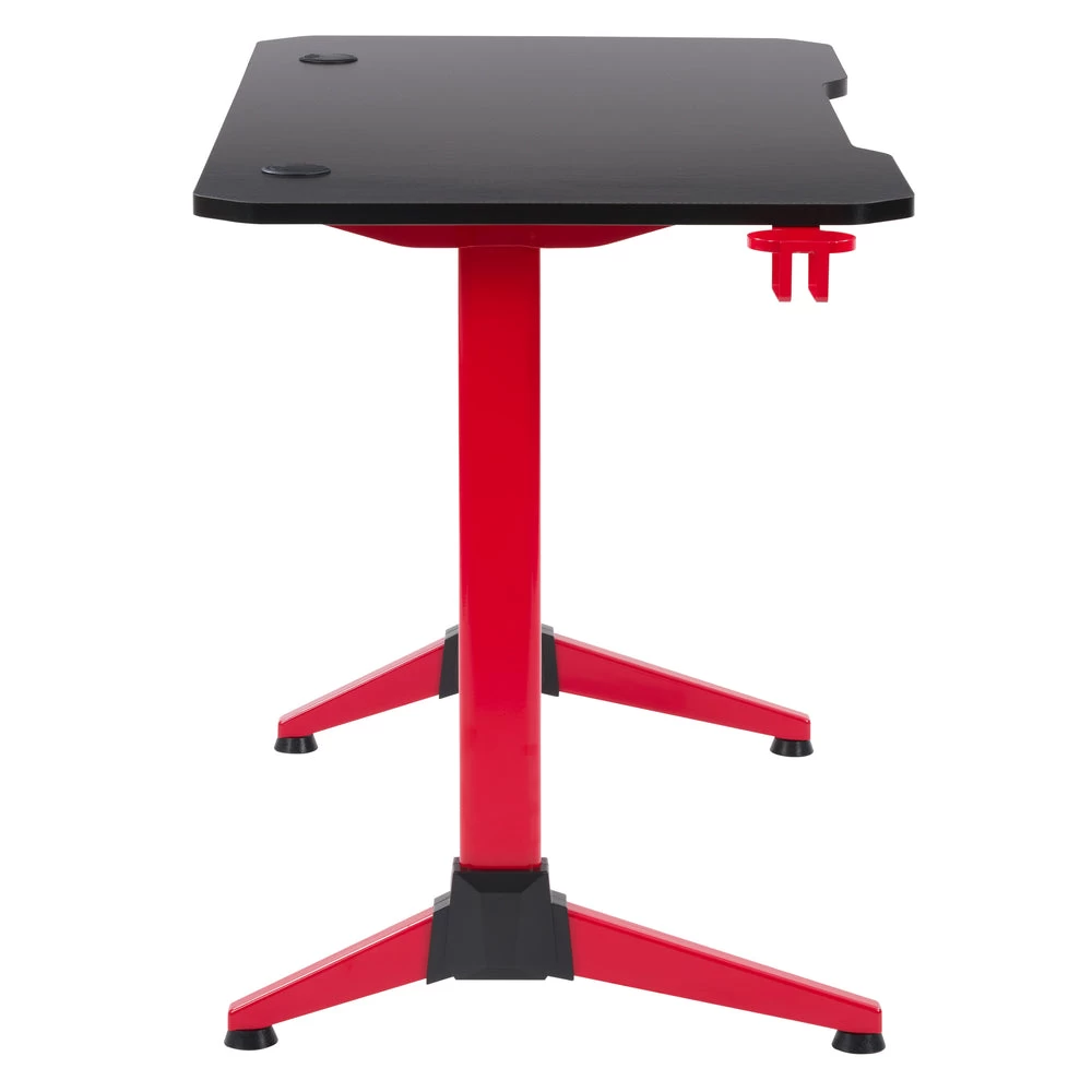 CorLiving Conqueror Gaming Desk - Black And Red 4 CorLiving Conqueror Gaming Desk - Black And Red - Image 4