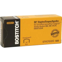 Stanley Bostitch B-8 Staples - 1/4"