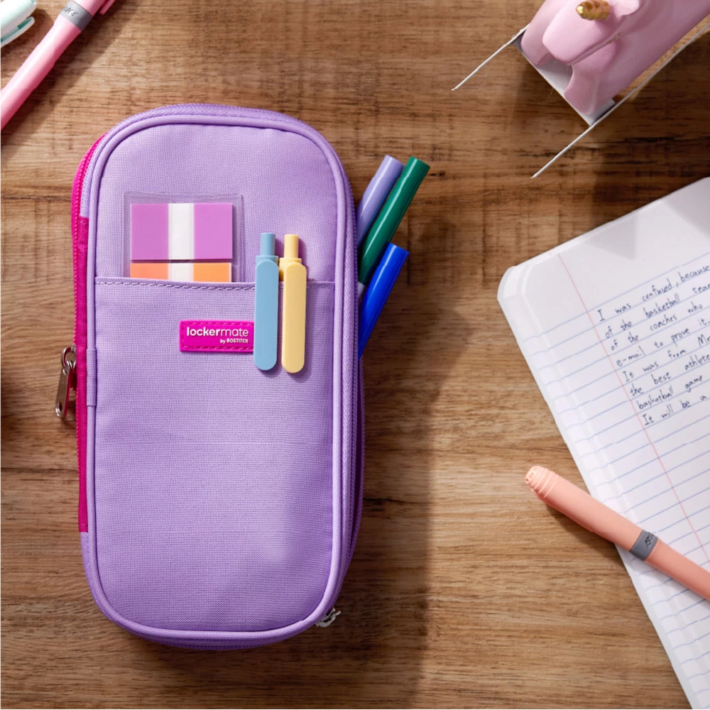 LockerMate Expandable Pencil Pouch - Watercolors 10 LockerMate Expandable Pencil Pouch - Watercolors - Image 10